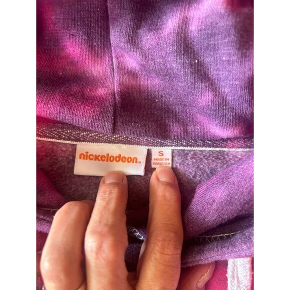 Y2K Nickelodeon Rugrats Tie-Dye Cropped Hoodie S - Picture 3 of 7